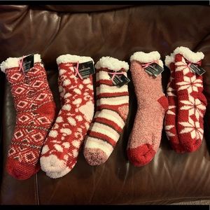 Cuddl Duds Sherpa Lined Lounge Socks